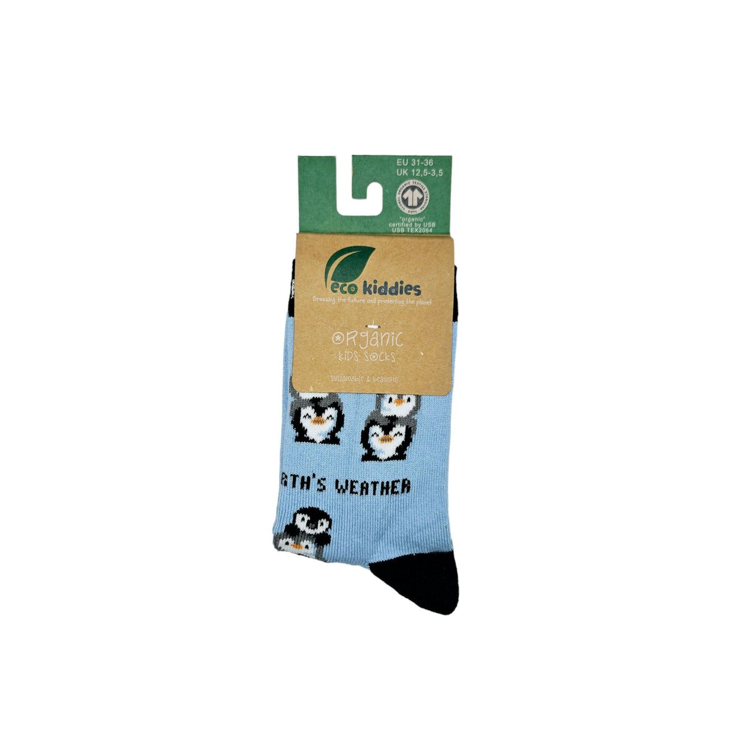 Friendly Penguins Organic Cotton Socks | Eco Kiddies Collection
