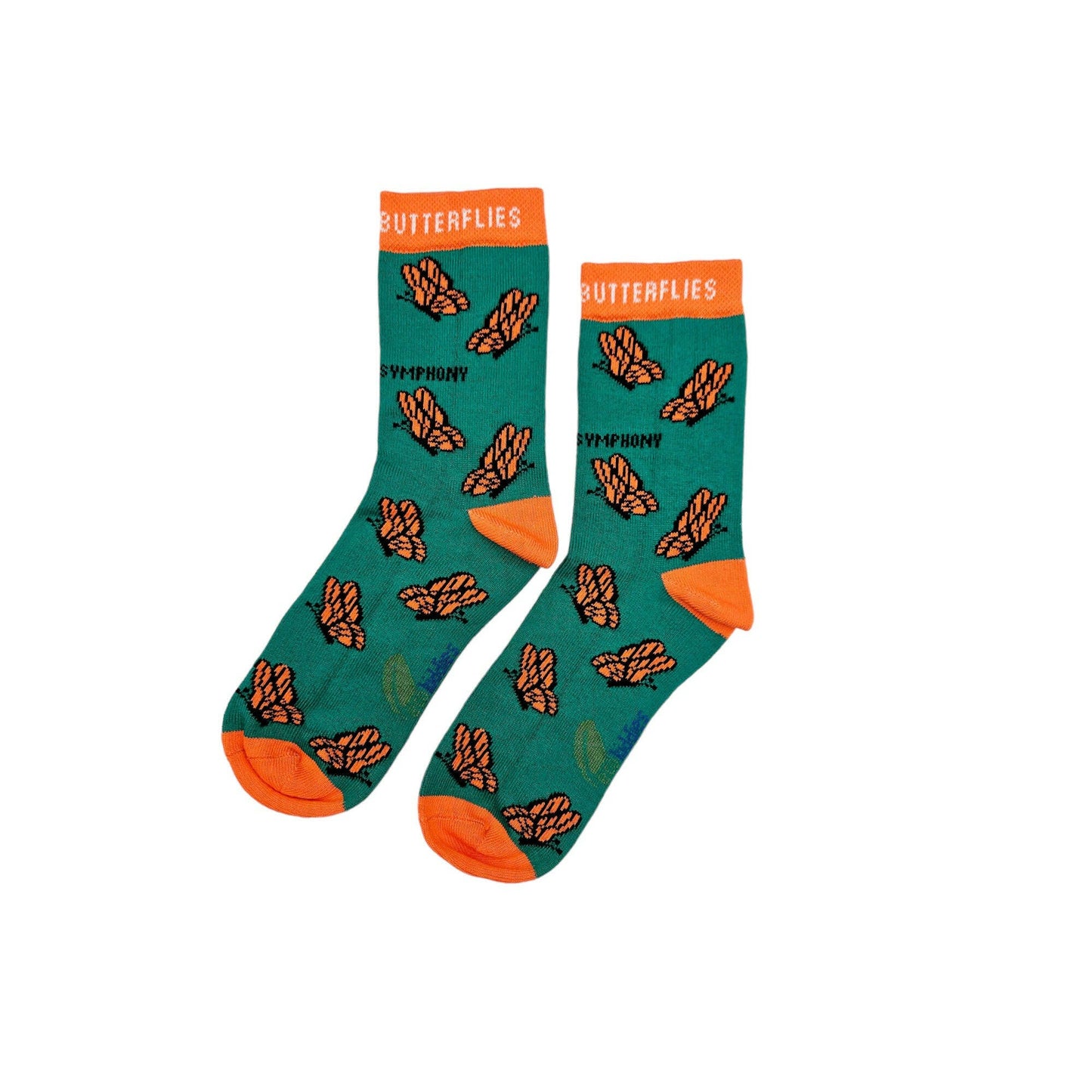 Carefree Butterflies Organic Cotton Socks | Eco Kiddies Collection