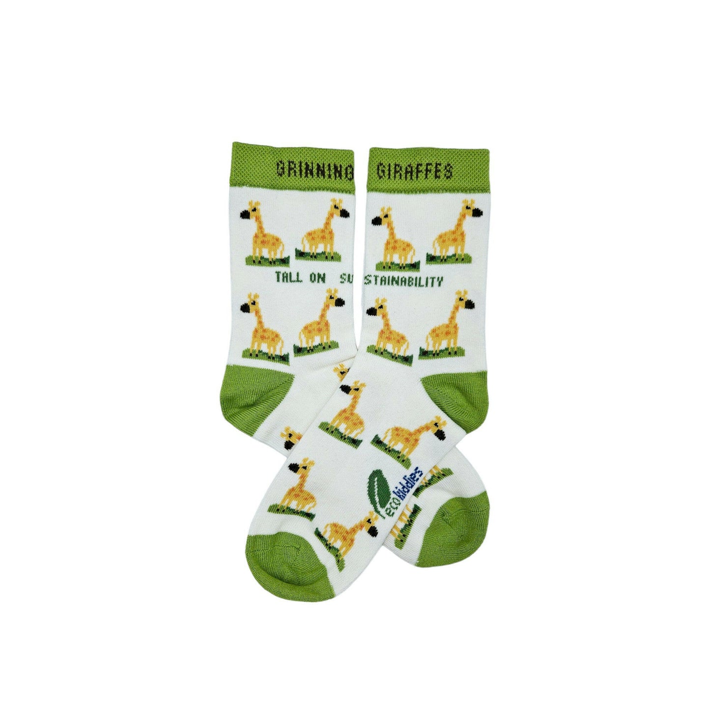 Grinning Giraffe Organic Cotton Socks | Eco Kiddies Collection
