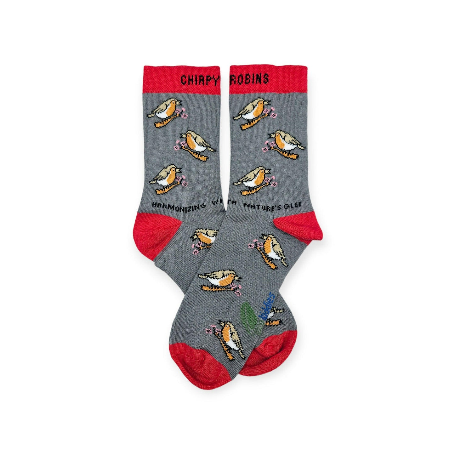 Chirpy Robin Organic Cotton Socks | Eco Kiddies Collection
