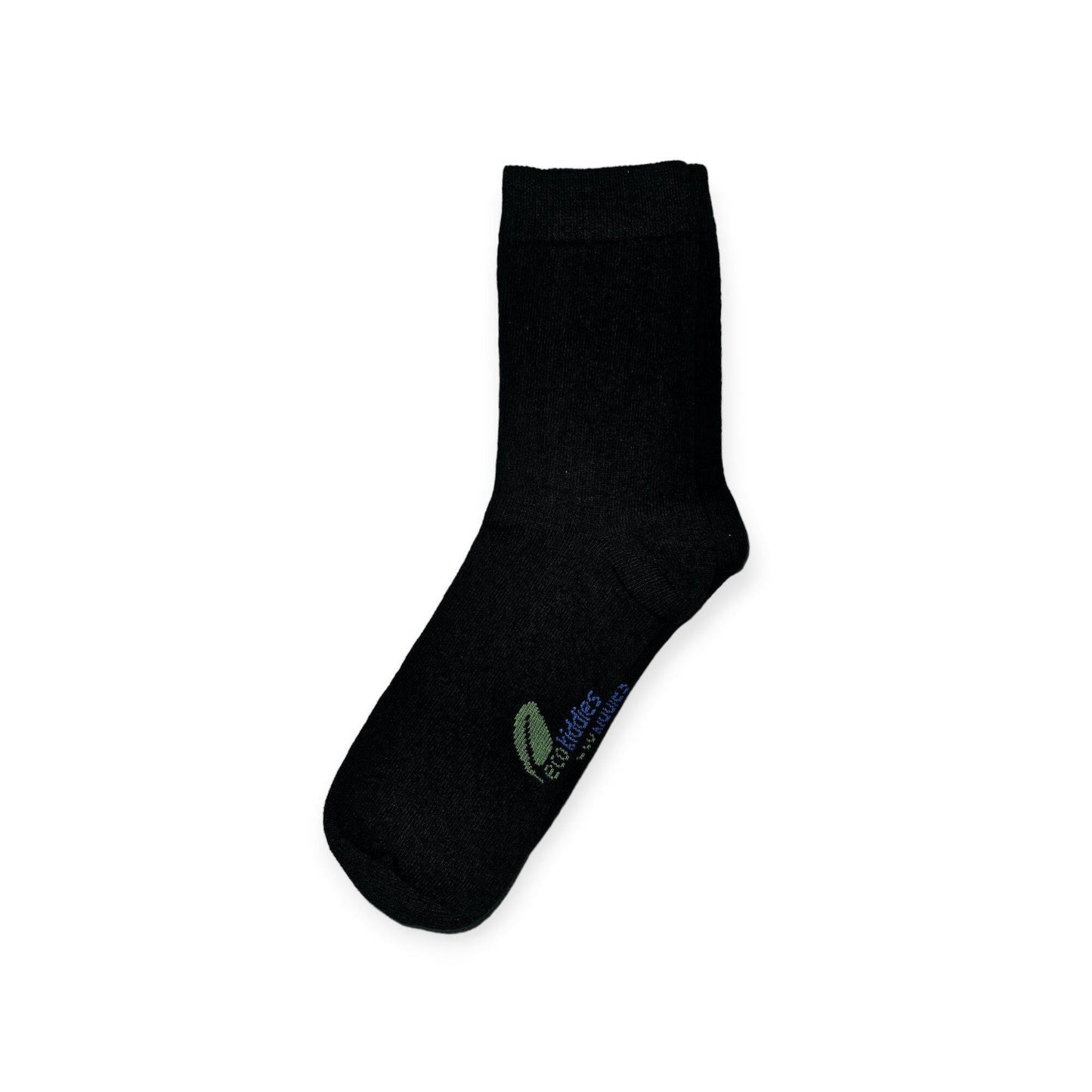 Black Organic Cotton Kids Socks | Eco Kiddies Collection