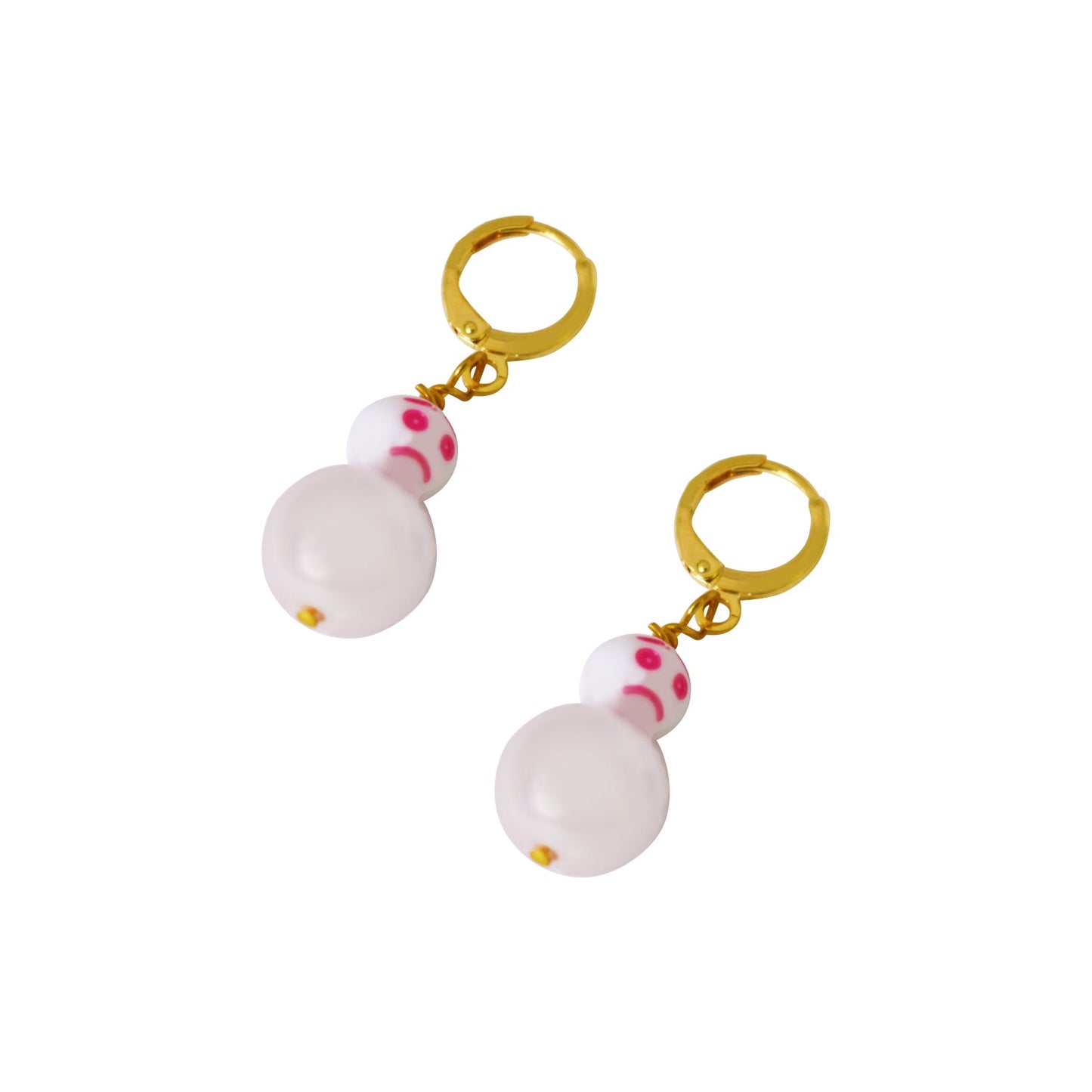 In My Emotions Earrings – Pink Huggie Earrings by lovedbynlanla