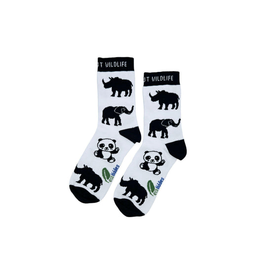 Wild About Wildlife Organic Cotton Socks | Eco Kiddies Collection