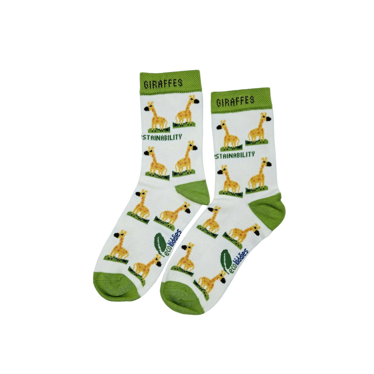 Grinning Giraffe Organic Cotton Socks | Eco Kiddies Collection
