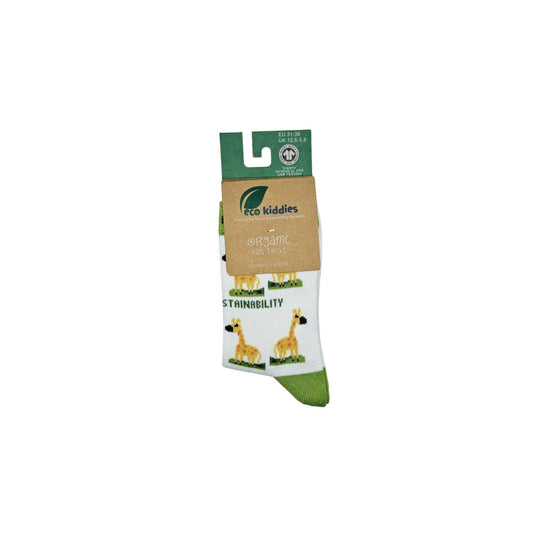 Grinning Giraffe Organic Cotton Socks | Eco Kiddies Collection