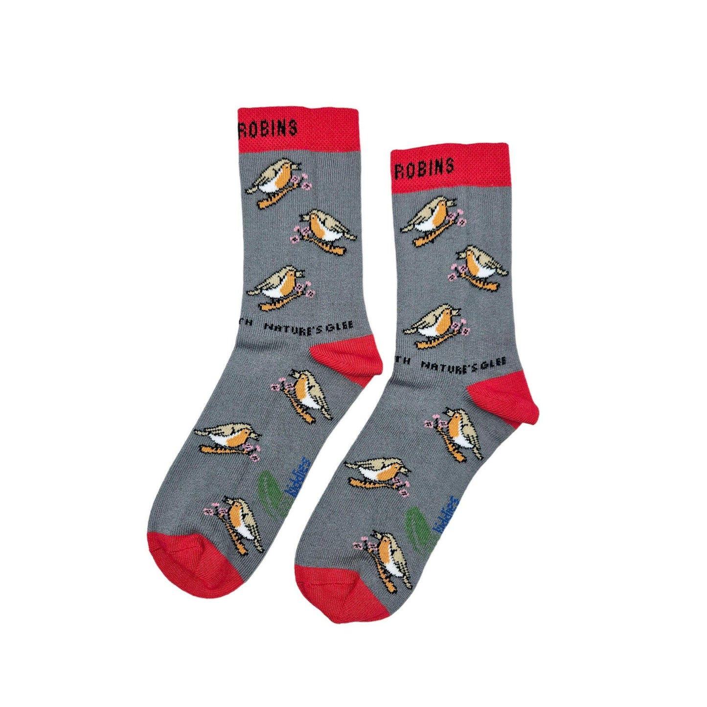Chirpy Robin Organic Cotton Socks | Eco Kiddies Collection