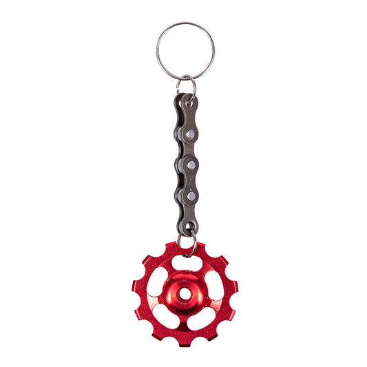 Eco-Friendly & Vegan Bike Cog Keyring | Upcycled Bicycle Chain Gift