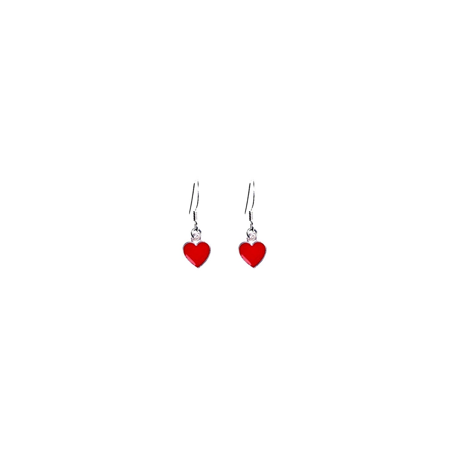 Classic Red Heart Earrings | Queen of Hearts Collection by lovedbynlanla