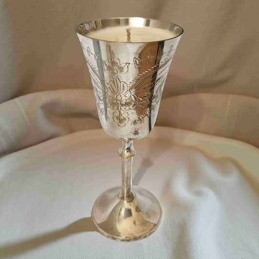 Silver Goblet Scented Candles-0